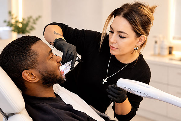 Kosmetisches Zahnbleaching für ein strahlenderes Lächeln